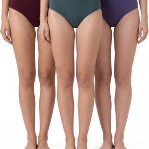 Van Heusen Women’s 100% Cotton Hipster Panty – Pack of 3 | Everyday Panty | Anti‑Bacterial Tech | Keeps you dry and Fresh | Sweat Absorbent | Inner Elastic | No‑Marks Waistband | Solid Colors | (Assorted Fresh colors ) Style 11101
