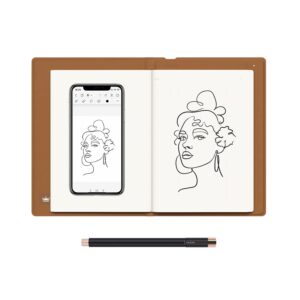 HUION Note Digital Notebook with Real-Time & Offline Sync, Battery-Free Pen