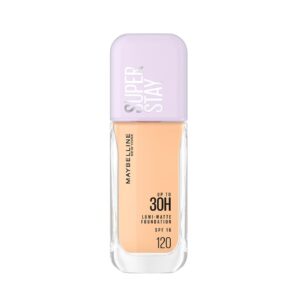 Maybelline New York Super Stay Lumi Matte Liquid Foundation, 120