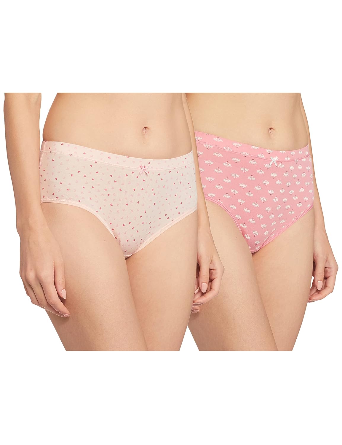 Van Heusen Women’s Hipster Panty |Everyday Panty|Cotton Stretch|Anti‑Bacterial Tech|Keeps You Dry and Fresh|Sweat Absorbent|Inner Elastic|No‑Marks Waistband (Assorted Elevated Prints) Style 11113