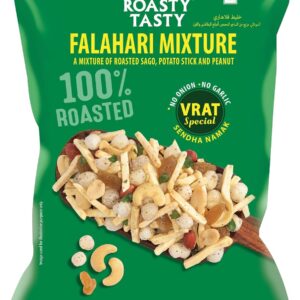 Roasty Tasty Falahari Mix Roasted Namkeen Snack 200G|Oil-Free Farari Chiwda|No Onion, No Garlic Farali Namkeen|Healthy Vrat Upwas Fast Namkeen|No Cholesterol No Transfat Healthy Snack For Fasting