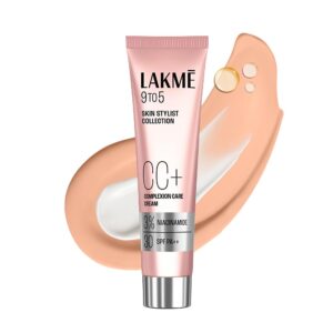 Lakme 9 to 5 CC Cream Beige with 3% Niacinamide Complex SPF 30 PA++| 9g