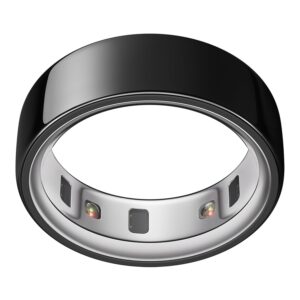 OURA Ring 4 - Black - Size 10 - Smart Ring | Size First Ring 4 Sizing Kit | Sleep Tracking Wearable - Heart Rate - Fitness Tracker - Up to 8 Days Battery Life
