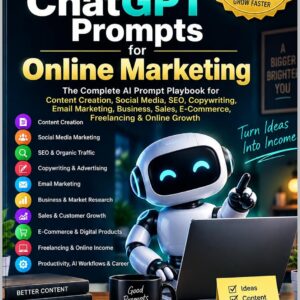 1000 ChatGPT Prompts for Online Marketing: The Complete AI Prompt Playbook for Content, Social Media, SEO, Copywriting, Sales & Online Growth